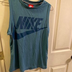 Nike blue tank top women’s small
